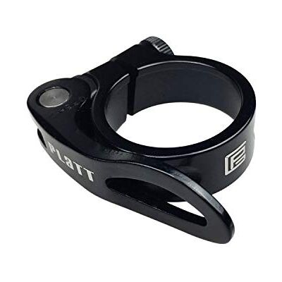 PLATT Fechos de selim para bicicletas, braçadeira para cadeira de bicicleta montanha de liga de alumínio com alavanca de libertação rápida 28,6/31,8/34,9 mm PLATT Fechos de selim para bicicletas, braçadeira para cadeira de bicicleta montanha de liga de alumínio com alavanca de libertação rápida 28,6/31,8/34,9 mm