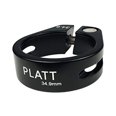 PLATT Bike fecho selim ou braçadeira selim bicicleta para bicicleta para bicicleta de montanha (MTB) ou estrada ultraleve e resistente (alumínio 31,8/34,9 mm) PLATT Bike fecho selim ou braçadeira selim bicicleta para bicicleta para bicicleta de montanha (MTB) ou estrada ultraleve e resistente (alumínio 31,8/34,9 mm)