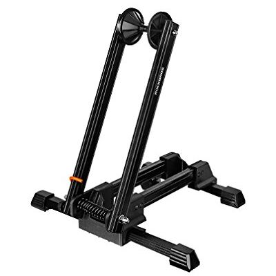 ROCKBROS Soporte Suelo para Bicicleta Aparcamiento Plegable Portátil Estacionamiento de Aluminio Compatible con 20"-29", Soporte de Aparcar para Almacenar MTB Bici Montaña y Carretera ROCKBROS Soporte Suelo para Bicicleta Aparcamiento Plegable Portátil Estacionamiento de Aluminio Compatible con 20"-29", Soporte de Aparcar para Almacenar MTB Bici Montaña y Carretera