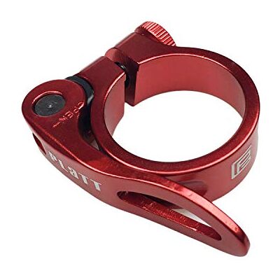 PLATT Fechos de selim para bicicletas, braçadeira para cadeira de bicicleta montanha de liga de alumínio com alavanca de libertação rápida 28,6/31,8/34,9 mm PLATT Fechos de selim para bicicletas, braçadeira para cadeira de bicicleta montanha de liga de alumínio com alavanca de libertação rápida 28,6/31,8/34,9 mm