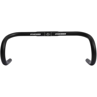 UPANBIKE Drop Bar Guiador dobrado liga de alumínio 25,4 mm para bicicleta de estrada de engrenagem fixa UPANBIKE Drop Bar Guiador dobrado liga de alumínio 25,4 mm para bicicleta de estrada de engrenagem fixa
