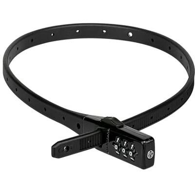 Kryptonite Click Lock Cadeado para bicicleta, leve, anti-roubo, compacto, combinação reajustável de 3 dígitos, fechadura multiusos com cabo ajustável para bicicletas, capacetes, esquis, armários Kryptonite Click Lock Cadeado para bicicleta, leve, anti-roubo, compacto, combinação reajustável de 3 dígitos, fechadura multiusos com cabo ajustável para bicicletas, capacetes, esquis, armários