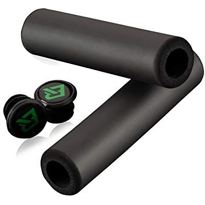 ROCKBROS 1 par punhos de bicicleta de esponja, punhos de guiador para MTB BMX, diâmetro 2,2 cm ROCKBROS 1 par punhos de bicicleta de esponja, punhos de guiador para MTB BMX, diâmetro 2,2 cm