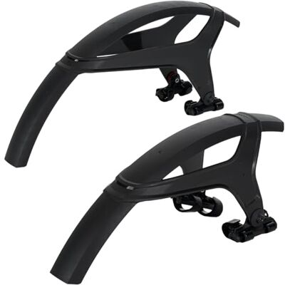 ZEFAL Pack Defletor M65 – Conjunto de guarda-lamas dianteiro e traseiro, guarda-lamas MTB de 26" a 29" – 590 g, fabricado em França ZEFAL Pack Defletor M65 – Conjunto de guarda-lamas dianteiro e traseiro, guarda-lamas MTB de 26" a 29" – 590 g, fabricado em França