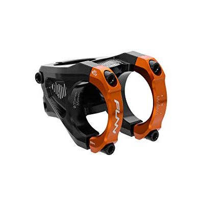 Funn Equalizer Potência de bicicleta com 10 mm de descida ou elevação, braçadeira de guiador de 35 mm (comprimento 35 mm, laranja) Funn Equalizer Potência de bicicleta com 10 mm de descida ou elevação, braçadeira de guiador de 35 mm (comprimento 35 mm, laranja)