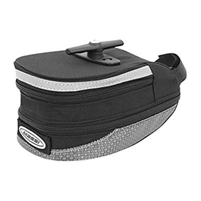 Massi Kit fole preta bolsa para selim de bicicleta, desportos e ar livre, longa Massi Kit fole preta bolsa para selim de bicicleta, desportos e ar livre, longa
