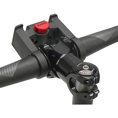 KlickFix Adaptador de guiador em caixa preta, universal, adequado para guiador de 22 a 26 mm e guiador de grande tamanho com 31,8 mm de diâmetro KlickFix Adaptador de guiador em caixa preta, universal, adequado para guiador de 22 a 26 mm e guiador de grande tamanho com 31,8 mm de diâmetro