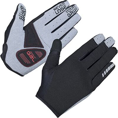 GripGrab Luvas de ciclismo Shark longas verão acolchoado DoctorGel 4 mm bicicleta MTB gravel luvas longas ciclismo GripGrab Luvas de ciclismo Shark longas verão acolchoado DoctorGel 4 mm bicicleta MTB gravel luvas longas ciclismo