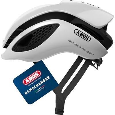 ABUS Capacete de ciclismo Gamechanger, branco, tamanho M ABUS Capacete de ciclismo Gamechanger, branco, tamanho M