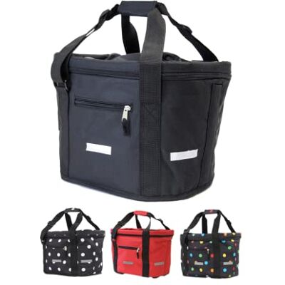 Büchel Cesto dianteiro para bicicleta saco de compras I dobrável cesta de bicicleta com suporte expresso para colocar e remover rapidamente I saco de bicicleta acessórios Büchel Cesto dianteiro para bicicleta saco de compras I dobrável cesta de bicicleta com suporte expresso para colocar e remover rapidamente I saco de bicicleta acessórios