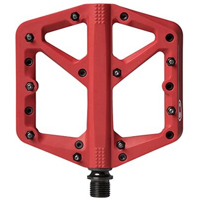 Crankbrothers Stamp-1 Pedais, grandes, vermelho Crankbrothers Stamp-1 Pedais, grandes, vermelho