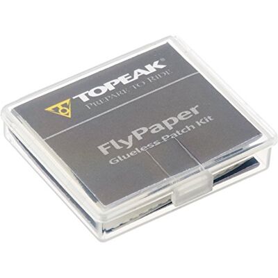 Topeak Glueless Patch, Fly Paper kit de remendos sem cola para crianças, preto, S Topeak Glueless Patch, Fly Paper kit de remendos sem cola para crianças, preto, S