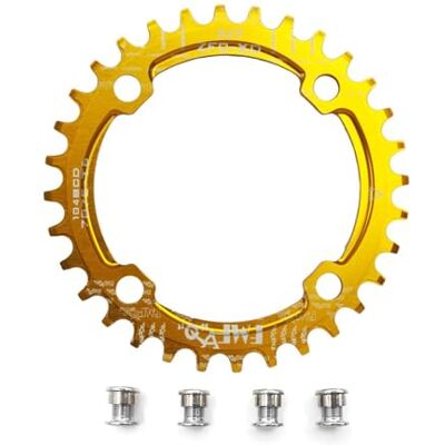 UPANBIKE Bicicleta Narrow Wide prato 104 BCD forma redonda única corrente anel dentes UPANBIKE Bicicleta Narrow Wide prato 104 BCD forma redonda única corrente anel dentes