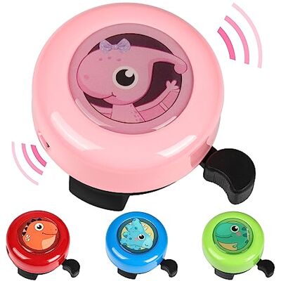 VICTGOAL Campainha de bicicleta infantil com som forte, campainha de bicicleta Scooter, acessórios e decoração de bicicletas para meninos e meninas VICTGOAL Campainha de bicicleta infantil com som forte, campainha de bicicleta Scooter, acessórios e decoração de bicicletas para meninos e meninas