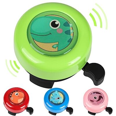 VICTGOAL Campainha de bicicleta infantil com som forte, campainha de bicicleta Scooter, acessórios e decoração de bicicletas para meninos e meninas VICTGOAL Campainha de bicicleta infantil com som forte, campainha de bicicleta Scooter, acessórios e decoração de bicicletas para meninos e meninas