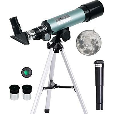 Mijiao - Telescópio para crianças - Abertura 50mm - Distância focal 360mm - Telescópio Mijiao - Telescópio para crianças - Abertura 50mm - Distância focal 360mm - Telescópio
