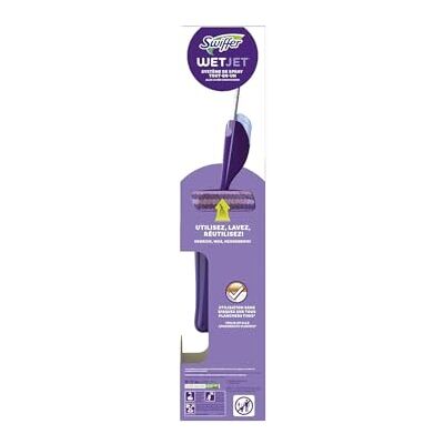Swiffer WetJet kit de arranque para todos os tipos de chão com escovas, solução de limpeza e toalhitas, elimina a sujidade incrustada sem resíduos Swiffer WetJet kit de arranque para todos os tipos de chão com escovas, solução de limpeza e toalhitas, elimina a sujidade incrustada sem resíduos
