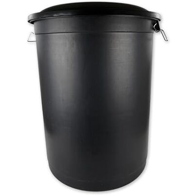 PAMEX Caixote do lixo com tampa. Capacidade 100 litros. Exterior especial (preto) PAMEX Caixote do lixo com tampa. Capacidade 100 litros. Exterior especial (preto)