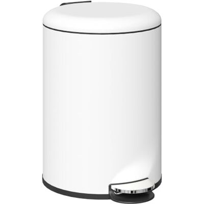 HOMCOM Caixote do lixo para cozinha 20 l com pedal tampa de fecho suave Lixeira de cozinha, balde removível, para quarto escritório estúdio sala HOMCOM Caixote do lixo para cozinha 20 l com pedal tampa de fecho suave Lixeira de cozinha, balde removível, para quarto escritório estúdio sala