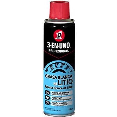 3-IN-ONE 3 EM 1 Profissional Massa de Lítio Branca em Spray 250 ml 3-IN-ONE 3 EM 1 Profissional Massa de Lítio Branca em Spray 250 ml