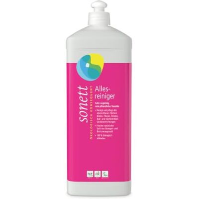 Sonett Soneto Limpador multiusos com aroma natural de laranja orgânica e limão, 1 L Sonett Soneto Limpador multiusos com aroma natural de laranja orgânica e limão, 1 L