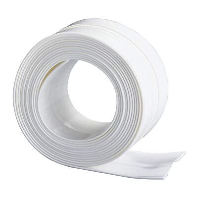 Wenko 5652021100 Fita de impermeabilização extra larga, resistente a produtos de limpeza, 350 x 5 cm, cor branca Wenko 5652021100 Fita de impermeabilização extra larga, resistente a produtos de limpeza, 350 x 5 cm, cor branca
