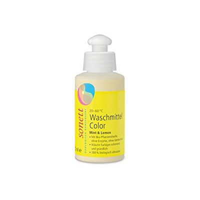 Sonett Soneto Detergente cor: para exterior e roupa desportiva, com aroma de minzöl e bio de biológico lemongrassöl, 100% biodegradável, 120 ml Sonett Soneto Detergente cor: para exterior e roupa desportiva, com aroma de minzöl e bio de biológico lemongrassöl, 100% biodegradável, 120 ml