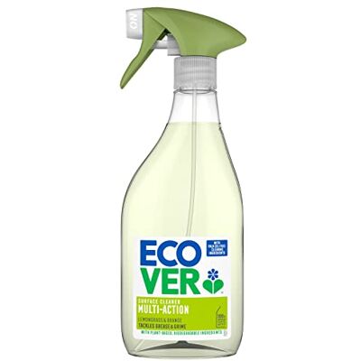 Ecover Líquido de limpeza para várias superfícies com aroma de limão e laranja, 500 ml, produto ecológico Ecover Líquido de limpeza para várias superfícies com aroma de limão e laranja, 500 ml, produto ecológico