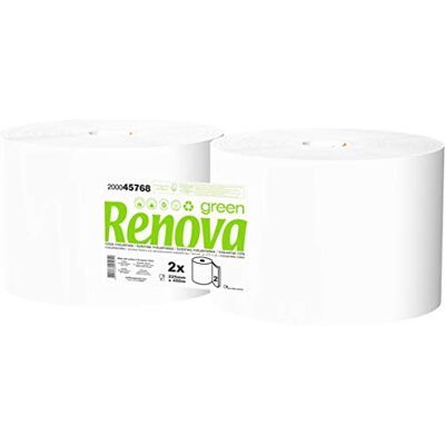 RENOVA Bobinas multiusos green, 2 bobinas 450 metros, recicladas RENOVA Bobinas multiusos green, 2 bobinas 450 metros, recicladas