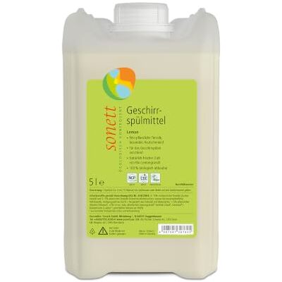Sonett Detergente para máquina de lavar louça Lemon: lavar à mão, surfactantes vegetais puros Sonett Detergente para máquina de lavar louça Lemon: lavar à mão, surfactantes vegetais puros