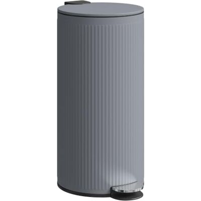 HOMCOM Cubo de Basura Cocina 30L con Pedal 36x30x60,5 cm Gris Oscuro Lixeira de cozinha metálica, tampa de fecho suave, balde removível, para quarto escritório, estúdio e sala de estar HOMCOM Cubo de Basura Cocina 30L con Pedal 36x30x60,5 cm Gris Oscuro Lixeira de cozinha metálica, tampa de fecho suave, balde removível, para quarto escritório, estúdio e sala de estar