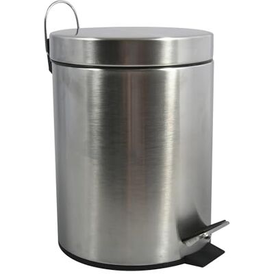 MSV MS602 Caixote do lixo com pedal, INOX, 5 l MSV MS602 Caixote do lixo com pedal, INOX, 5 l
