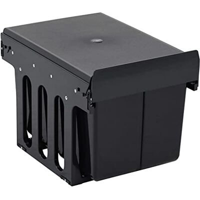 vidaXL caixote do lixo de cozinha removível reciclagem fecho suave 36 L vidaXL caixote do lixo de cozinha removível reciclagem fecho suave 36 L