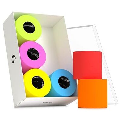 RENOVA Papel higiénico colorido, 6 rolos, caixa de presente, 3 camadas, multicolor RENOVA Papel higiénico colorido, 6 rolos, caixa de presente, 3 camadas, multicolor