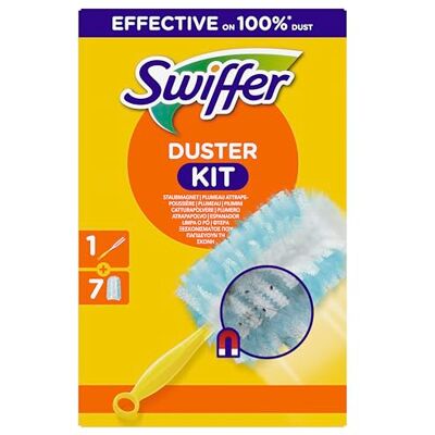 Swiffer Plumero Starter Kit + 7 toalhetes Swiffer Plumero Starter Kit + 7 toalhetes