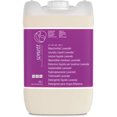 Sonett Detergente de lavanda: para roupa branca e colorida, com sabão orgânico de óleo vegetal. Sonett Detergente de lavanda: para roupa branca e colorida, com sabão orgânico de óleo vegetal.