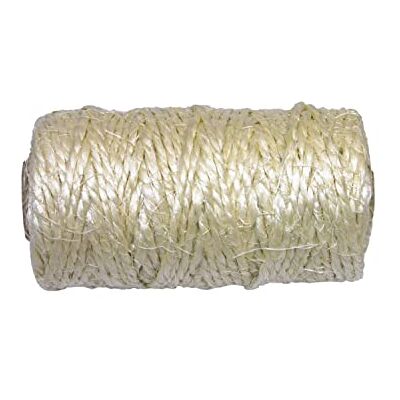 Amig Rolo de corda de sisal Mod.20150 Bobina de fibra natural multiusos ideal como raspador para gatos, trabalhos manuais, embalagens, decoração ou jardinagem, medidas: Ø 2,7 mm x 120 g Amig Rolo de corda de sisal Mod.20150 Bobina de fibra natural multiusos ideal como raspador para gatos, trabalhos manuais, embalagens, decoração ou jardinagem, medidas: Ø 2,7 mm x 120 g