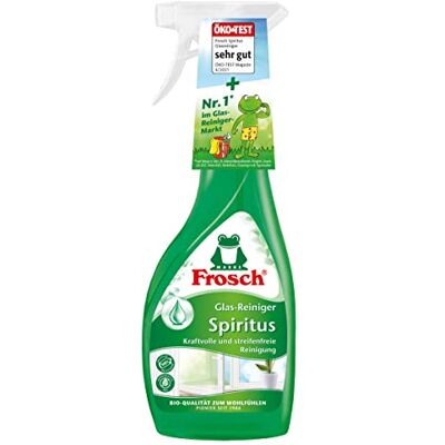 Frosch Spiritus Caixote de limpeza de vidro (2 unidades, 500 ml) Frosch Spiritus Caixote de limpeza de vidro (2 unidades, 500 ml)