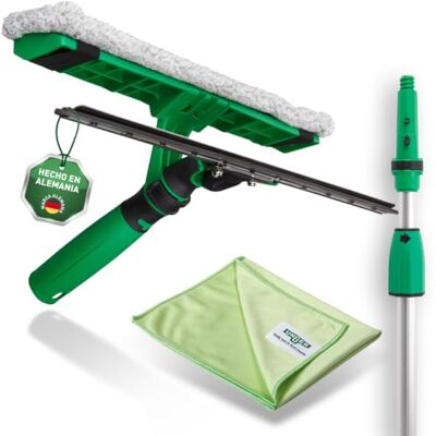 Unger Kit de limpeza para janelas (1,25 m, inclui produtos de limpeza, barra de extensão, panos de microfibra, limpeza sem riscas) Unger Kit de limpeza para janelas (1,25 m, inclui produtos de limpeza, barra de extensão, panos de microfibra, limpeza sem riscas)
