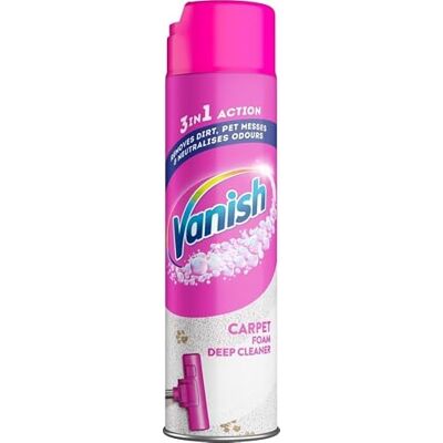 Vanish Power Foam High Traffic Limpador de tapetes (600 ml) Vanish Power Foam High Traffic Limpador de tapetes (600 ml)