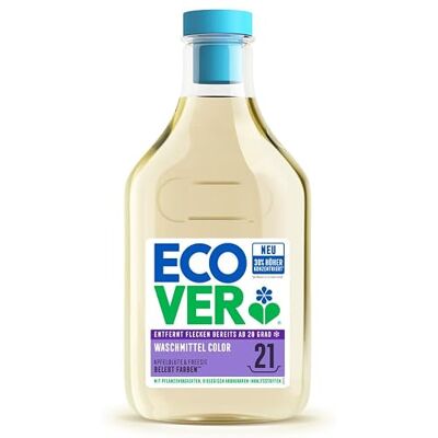 Ecover Detergente cor, flor de maçã e frésia, 750 ml Ecover Detergente cor, flor de maçã e frésia, 750 ml