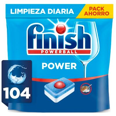 Finish Powerball Power All in 1 Pastilhas para máquina de lavar loiça tudo em 1 Pack de economia 110 pastilhas Finish Powerball Power All in 1 Pastilhas para máquina de lavar loiça tudo em 1 Pack de economia 110 pastilhas
