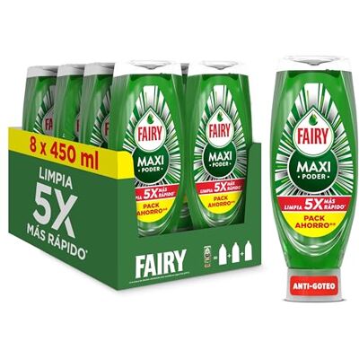 FAIRY MaxPower Líquido máquina de lavar louças 8 x 450 ml FAIRY MaxPower Líquido máquina de lavar louças 8 x 450 ml