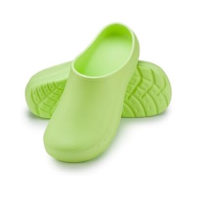 ESTRO Tamancos sanitários mulher fechados Cross homem tamancos mulher sanitários sapatos de cozinha para homem (39, pistácio) ESTRO Tamancos sanitários mulher fechados Cross homem tamancos mulher sanitários sapatos de cozinha para homem (39, pistácio)