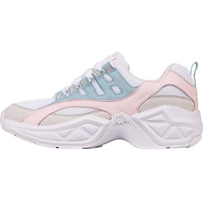 Kappa Overton Sapatilhas unissexo para adultos, Branco White Mint 1037, 38 EU Kappa Overton Sapatilhas unissexo para adultos, Branco White Mint 1037, 38 EU