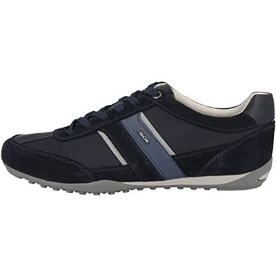 Geox U Wells C Sneakers para homem, Azul e rosa:, 43 UE Geox U Wells C Sneakers para homem, Azul e rosa:, 43 UE
