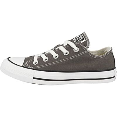 Converse Chuck Taylor All Star Tênis Planos para Mulher, Cinzento Charcoal, 36 UE Converse Chuck Taylor All Star Tênis Planos para Mulher, Cinzento Charcoal, 36 UE