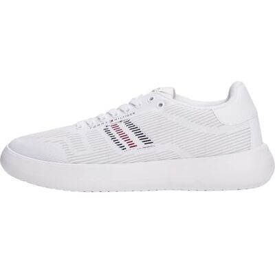 Tommy Hilfiger Modern Lightcup Knit Fm0fm05528, parte superior baixa para homem, Branco, 40 UE Tommy Hilfiger Modern Lightcup Knit Fm0fm05528, parte superior baixa para homem, Branco, 40 UE
