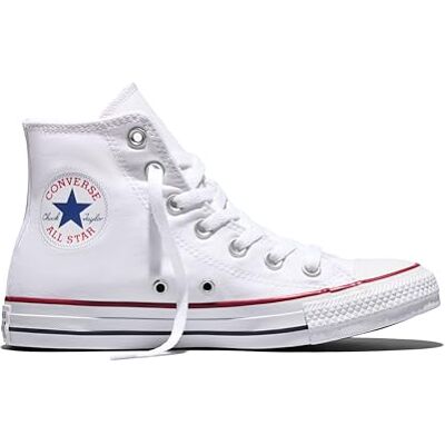 Converse Hi Canvas Sapatilhas Brancas Ópticas Tamanho UK 9 Converse Hi Canvas Sapatilhas Brancas Ópticas Tamanho UK 9