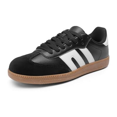 DREAM PAIRS Sapatos casuais para mulher, sapatilhas rasas, confortáveis, com tecido de malha respirável e borracha antiderrapante, Preto, 39 UE DREAM PAIRS Sapatos casuais para mulher, sapatilhas rasas, confortáveis, com tecido de malha respirável e borracha antiderrapante, Preto, 39 UE